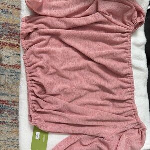 Pink Off-Shoulder Top